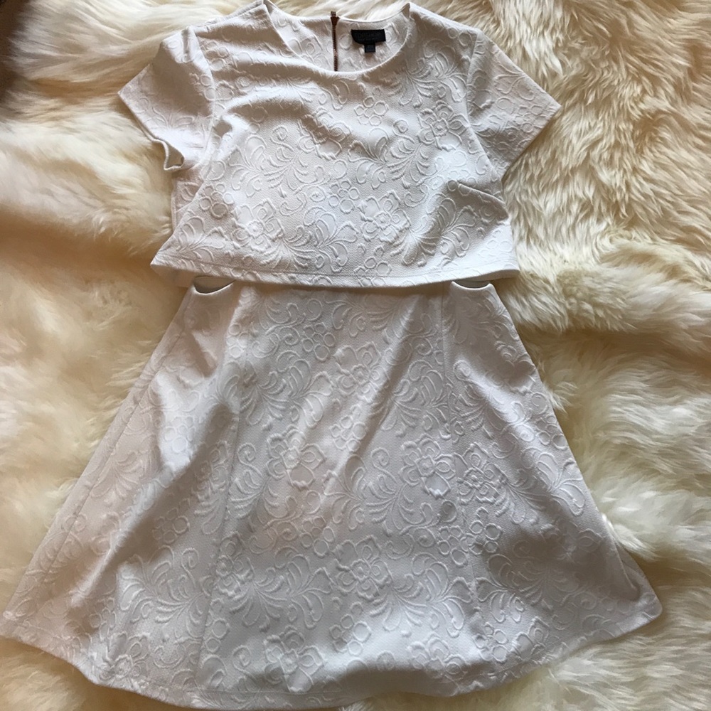 Topshop Floral Imprinted Dress Size 10